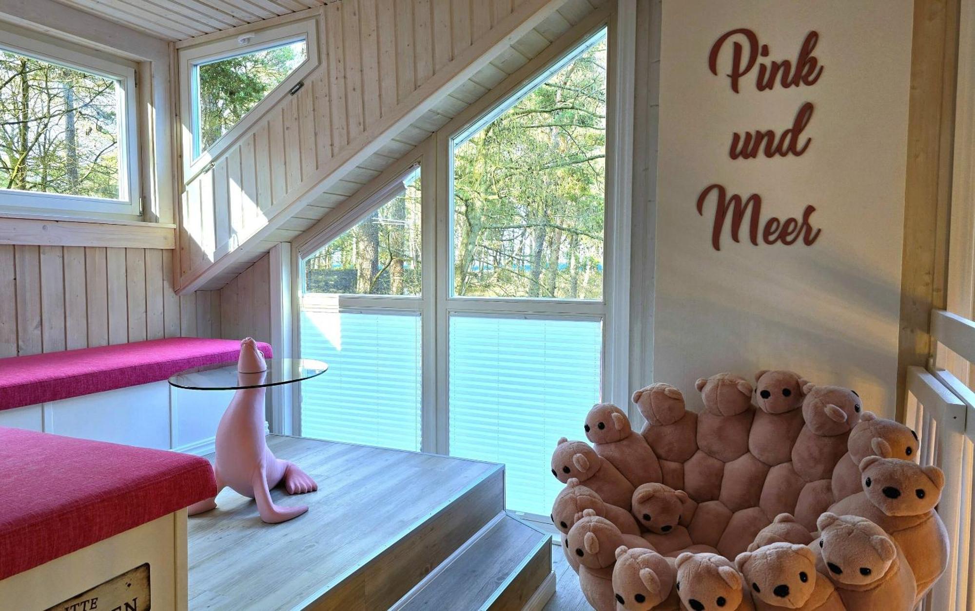 Pink Und Meer - Meerblick, Sauna, Kamin & Whirlpool Baabe Εξωτερικό φωτογραφία